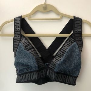 Under Armoir Logo Sports Bra